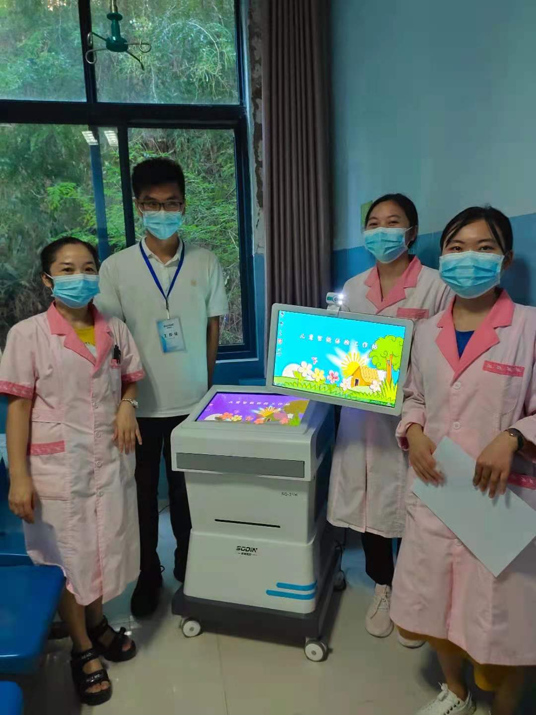 貴州省黔西南望謨縣婦幼保健院采購我司SD-21H兒童綜合素質評價系統